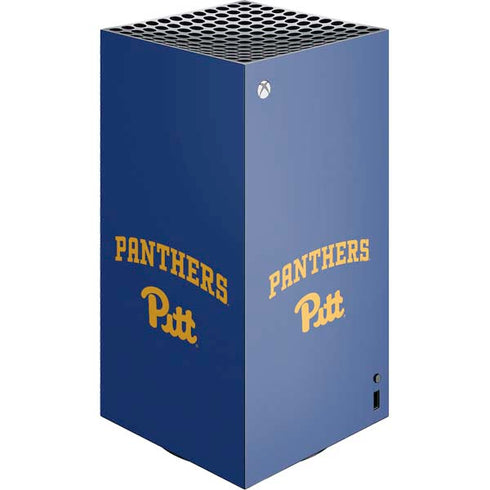 University of Pittsburgh Panthers Pitt XBox Series X Digital Edition Console Skin